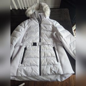 Michael Kors White Puffer Jacket 3X